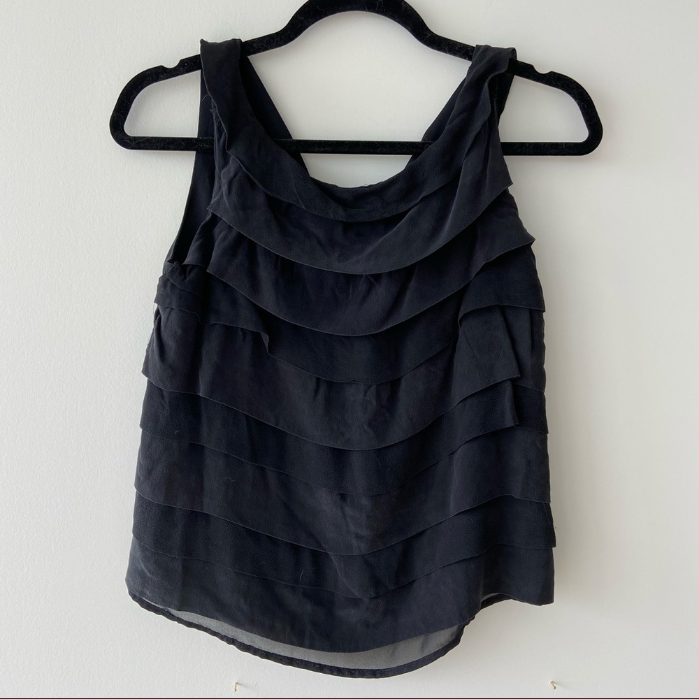 Zara black ruffled top  - Create a bundle!